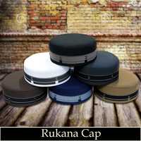 Gorro Musulmán Kufi Rukana con Logotipo Personalizado, Gorro de Oración Ligero de Invierno con Patrón Geométrico, Poliéster, Venta al por Mayor, Islámico para Hombre