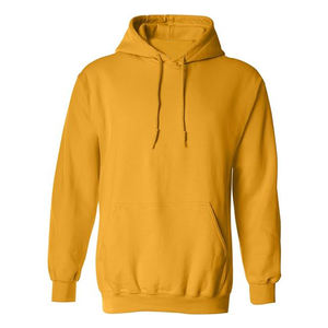 Sweat à capuche bleu sans ficelle en molleton de coton de haute qualité 400gsm, sérigraphie personnalisée vierge, sweats à capuche Boxy Fit surdimensionnés pour hommes - Product Image 1