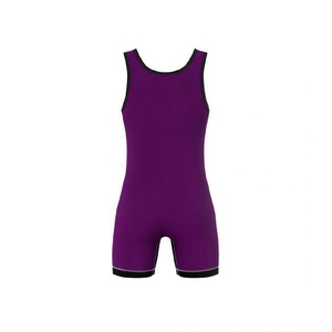 Nouveau 2025 Qualité supérieure Vente en gros Prix bon marché Impression personnalisée Sportswear Singlet Suit Wrestling Singlets - Product Image 4