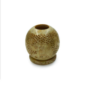 ที่ใส่เทียนทีไลท์แกะสลักจากหินธรรมชาติ ผลิตในโรงงานอินเดีย ทนทาน ออกแบบตามสั่ง ตกแต่งบ้านในเทศกาล ราคาขายส่ง - Product Image 5