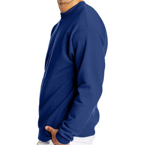 Diseño personalizado 100% algodón en Blanco polar Sudadera de cuello redondo para hombres y mujeres patrón de impresión bordada - Product Image 2