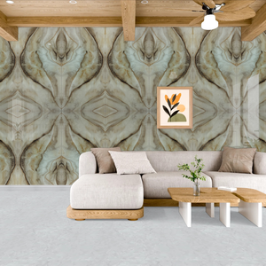 CARREAUX DE SOL EN PORCELAINE ÉMAILLÉE POLI 600X1200MM HAUTE BRILLANCE DES INTÉRIEURS DE VIE DE LUXE MISE À NIVEAU - Product Image 2