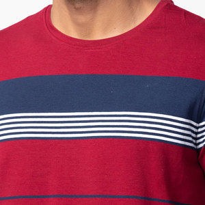 2024 T-shirt d'été pour hommes Design personnalisé et logo imprimé sur un t-shirt uni vierge en coton/fibre de bambou tricoté - Product Image 5