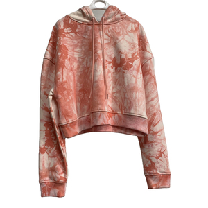 Jersey de mujer de alta calidad Sudadera con capucha de manga larga Logotipo personalizado Color sólido Estilo casual Top para invierno con posición de logotipo frontal - Product Image 5