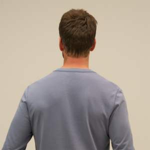 100% Organic Cotton <b>Long</b> Sleeve Knit Shirt - Classic Fit, All-Season Comfort, Available in Multiple Colours - Product Image 4