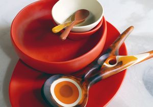 Bohemein เซิฟเวอร์สลัดทำมือ100% เซิฟเวอร์สำหรับใช้ในบ้านและโรงแรมประกอบด้วยช้อนตักไอศครีมและสลัดเสิร์ฟ - Product Image 2