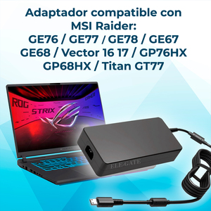 Caricabatterie per laptop MSI 330W compatibile, alimentatore 20V 16.5A - Product Image 3