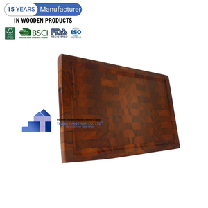 Venta caliente Tablas de cortar de madera de teca sostenible Tabla de cortar de madera de teca para utensilios de cocina al por mayor de Vietnam - Product Image 5