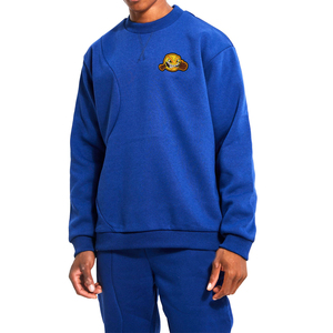 Chándal con bordado de chenilla para hombre, diseño OEM personalizado, precio al por mayor, ropa de invierno de talla grande con técnicas impresas - Product Image 4