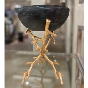 ชามทองเหลืองพรีเมี่ยมพร้อมแท่นวางต้นไม้ของตกแต่งหรูหรากลางโต๊ะเหมาะสำหรับบ้านโรงแรมและที่รับประทานอาหารที่ทันสมัย - Product Image 2