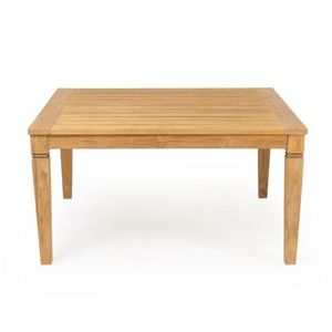 Table basse d'extérieur personnalisée de haute qualité en bois de teck massif Table de jardin de style design moderne pour parc, salle de sport, hôtel et villa - Product Image 1
