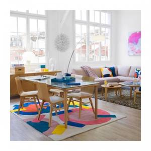 Chaises de salle à manger en contreplaqué plaqué multicolore écologique personnalisé en gros pour la maison bureau hôtels USA UE Japon Corée Design moderne - Product Image 6