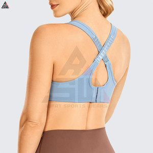 Soutien-gorge de sport sexy pour femmes, vente en gros, respirant, uni, pour la salle de sport, la course à pied, disponible en stock - Product Image 6