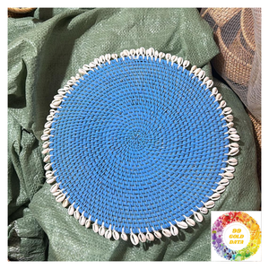 Placas de cargador de ratán hechas a mano rústicas y manteles individuales Decoración de mesa Natural elegante comedor decoración colgante de pared - Product Image 4