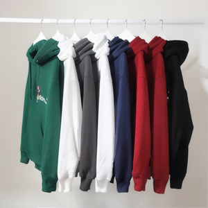 Pull-over personnalisé en coton épais Sweats à capuche pour hommes Impression bouffante 3D surdimensionnée Tissu éponge d'hiver à capuche de style hip pop MUKKA SPORTS - Product Image 5