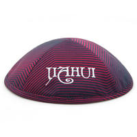 Kippa de Algodón Puro de Color Sólido con Bordado Personalizado, Gorro Judío con Cuello Redondo Estampado a la Moda, Nuevo Estilo Étnico