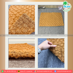 PRODUIT TOP Tapis de porte magnifiquement conçu pour garder votre maison propre Fabriqué avec amour du Vietnam 100% fibre de noix de coco - Product Image 2
