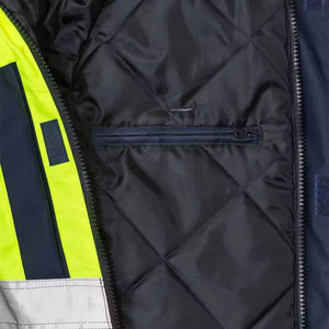 Sweat à capuche de sécurité réfléchissant pour hommes veste de sécurité haute visibilité pour le travail vêtements de sécurité à vendre en gros OEM - Product Image 3