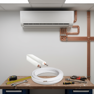 Kit de Tubería de Cobre Revestido para Aire Acondicionado de 14 Metros, 1/4 y 3/8 Pulgadas de Espesor, 0.8 mm, Estándar UNI, Piezas para Aire Acondicionado - Product Image 3