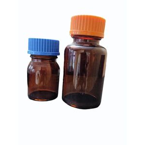 Flacon à réactifs en verre borosilicate ambré - Product Image 1