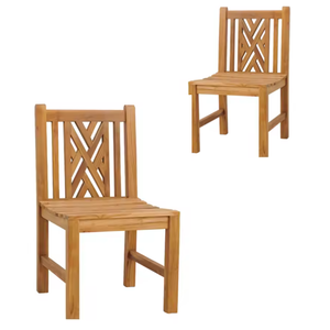 Chaise de jardin d'extérieur sans manches minimaliste fin poncé au prix pour salon salle à manger parc cour - Product Image 3