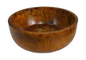 Bol en bambou écologique de conception moderne poli à la main, forme de bague personnalisée, pour servir des salades, des aliments, des fêtes, ustensiles de cuisine, utilisation sur table - Product Image 4