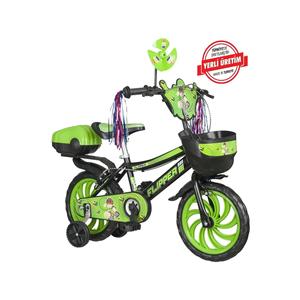 Bicicletta da ragazzo verde a 15 ruote