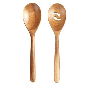 Cuillère en bois durable et éco-responsable pour les foyers soucieux de l'environnement, idéale pour les fêtes, axée sur la cuisine saine et les outils de cuisine naturels - Product Image 5