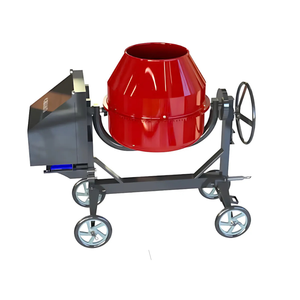 Vente à chaud Mini bétonnière électrique à chargement automatique Capacité de 450L 350L Mélangeur manuel mobile Moteur Construction de qualité - Product Image 2