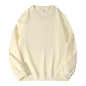 OEM ODM personalizado hombres 100 por ciento algodón sudadera logotipo personalizado impreso pulóver cuello redondo manga larga sudadera para hombre - Product Image 6