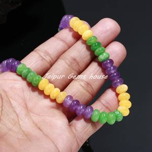 Gran Venta de collar de cuentas de cuarzo multicolor creativo de grado AAA cuentas de piedra sueltas naturales piedras preciosas de cuarzo de caramelo multifacético - Product Image 2