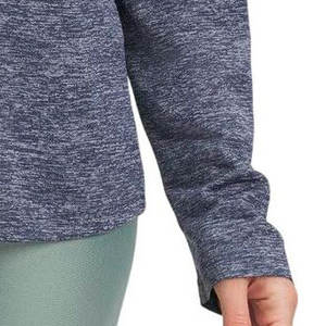 Sudadera y sudaderas con capucha transpirables antiarrugas a la moda informal para mujer, cuello levantado de tela de poliéster de manga larga para invierno - Product Image 6