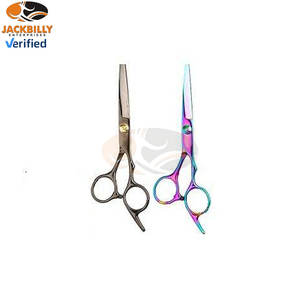 Tijeras de Peluquería Profesionales para Salón, Tijeras de Entresacar de Acero Inoxidable para Diestros, Suministros para Salón de Belleza - Product Image 6