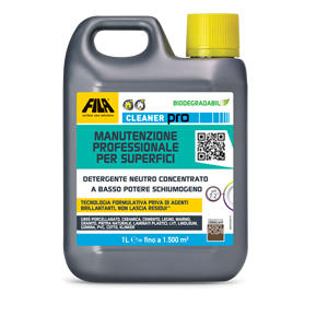 FILA Surface Care Solutions CLEANER PRO Nettoyant liquide neutre pour sols concentré pour porcelaine, béton, terre cuite - Product Image 1