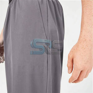 Pantalons pour hommes lavés de haute qualité pantalons de survêtement évasés avec poches latérales 100% coton Joggers coupe ample Style Streetwear pour l'hiver - Product Image 5