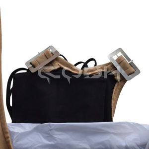 Corset de maintien lombaire robuste en coton beige à baleines en acier avec bretelles, style Steampunk, pour femme - Product Image 6