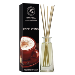 Diffuseur de parfum Aromatika Cappuccino 100ml en verre, parfum longue durée, sans parabène - Product Image 1