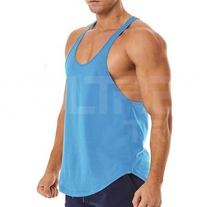 Camiseta sin mangas de punto transpirable para hombre, de algodón/poliéster ecológico, que absorbe la humedad, para gimnasio y entrenamiento, con diseño personalizado e impresión inteligente. - Product Image 5