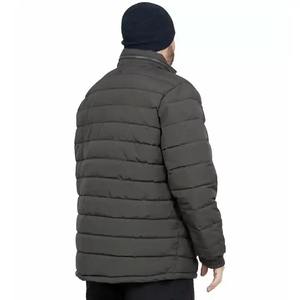 Veste bouffante mince de haute qualité pour hommes fermeture à glissière en tissu de toile conception OEM vêtements de rue pour la saison d'hiver à bas prix - Product Image 3