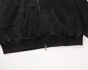 Drop Shoulder Style 100% Cotton French Terry Zipper Hoodies Men Soft Fabric Comfortable Oversize Custom Label Available For Bulk - Product Image 4