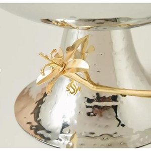 Elegant Handmade Aluminium Serving Bowl for Home Dining Metal <b>Table</b> Top Decoration With Leaf Design Chocolate Dry Fruits Bowl - Product Image 6