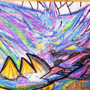 IW Comics - Obra de Arte Contemporánea Hecha a Mano 'Un Vuelo a Través del Paraíso Infinito' sobre Lienzo, Técnica Artesanal - Product Image 1