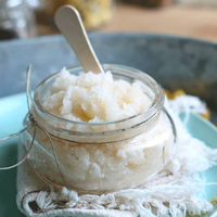 Body Scrub Made From Natural Ingredients (Coffee + Tea + Salt + Sugar Etc.)