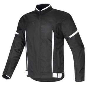 Veste de moto Cordura coupe-vent personnalisée équipement de protection textile respirant avec impression de course automobile grande taille fabriquée au Pakistan - Product Image 3