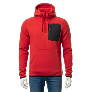Sudadera con Capucha de Forro Polar Cortavientos, Tejido de Algodón, Cálida, Transpirable, Informal, para Uso Diario al Aire Libre, Suministro al por Mayor, OEM, Mercado de Exportación X - Product Image 1