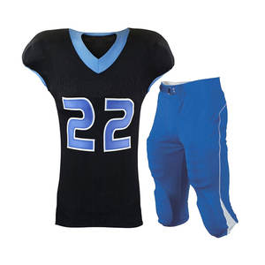 Uniforme de fútbol americano duradero Ropa deportiva Tops bordados Conjunto de Jersey Estilo - Product Image 6