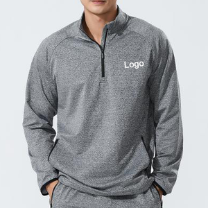 Chaqueta de Jogger de entrenamiento de manga larga para hombre, chándal transpirable con logotipo personalizado, chándal deportivo de talla grande, conjuntos de Fitness para gimnasio - Product Image 3