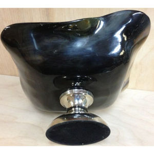 Bol en corne antique de qualité supérieure avec base de support moderne Idéal pour les repas en famille Utilisation décorative et fonctionnelle d'Inde - Product Image 5