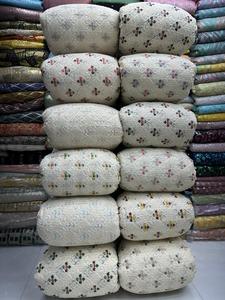 Modern Embroidered Viscose Georgette Dress Material Woven Plain Style for Swimwear Wholesale from Indian Manufacturer - Product Image 3