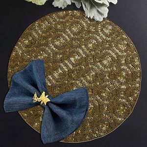 ผ้ารองจานปักแก้วลูกปัดสำหรับตกแต่งห้องครัว - Product Image 4